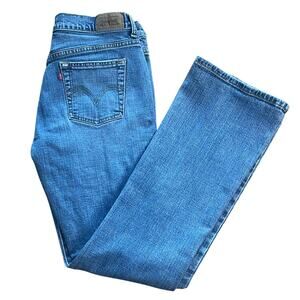 Levi's 515 Bootcut Jeans | Women's Size 6 M | Blue Denim Mid-Rise Stretch